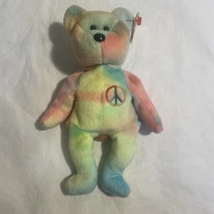 Ty Beanie Baby: Peace Bear 1996 - Multicolor - Imagen 1 de 8