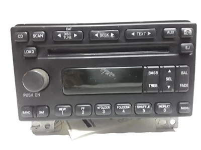 05 2005 Ford Explorer Mountaineer AM FM XM 6 disc CD radio receiver 5L2T-18C815- - Image 1 of 3