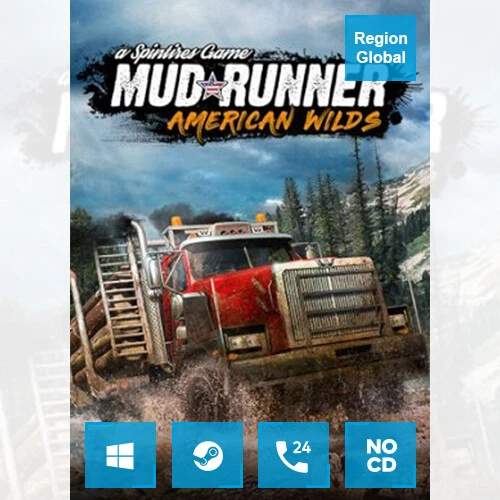 Spintires MudRunner American Wilds Edition for PC Game Steam Key Region Free - Image 1 of 1
