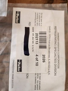 Parker - Refrigerating Specialties: 202113, Gasket Kit, A4/S4 1-1/4" #27A - Picture 1 of 3