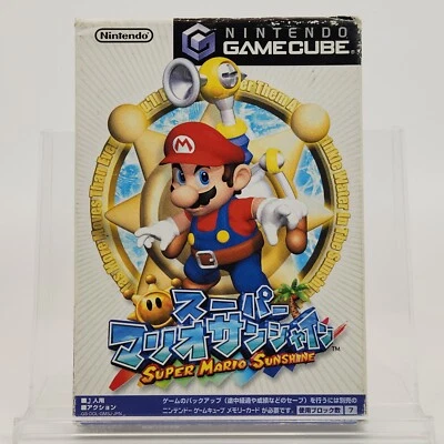 Super Mario Sunshine Nintendo Gamecube NTSC-J Japanese Complete In Box CIB - Image 1 of 4