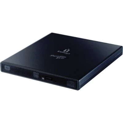 Iomega Superslim USB 2.0 8X DVD Writer External Optical Drive 34427 - Image 1 of 2