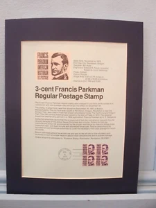 Francis Parkman - The Oregon Trail and the First day Cover Commemorative Panel - Picture 1 of 2