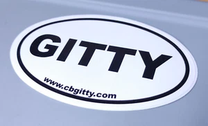 CBGITTY: GITTY Bumber Window Sticker: NOS - Picture 1 of 4