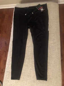 New Spyder Men's Active Leggings Quick Dry Stretch Breathable ProWEB Black XXL - Picture 1 of 5