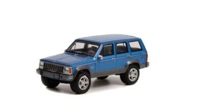 Jeep Cherokee 1991 azul/negro *** Greenlight aniversario 1:64 embalaje original