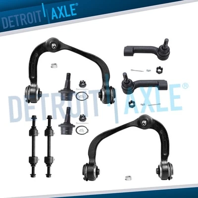 8pc Front Upper Control Arm & Ball Joint Suspension Kit for 2009-2014 Ford F-150 - Image 1 of 4