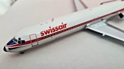 Swissair McDonnell Douglas DC9-32 HB-IFZ - Scala 1:200 Die Cast - InFlight 200 - Immagine 1 di 4