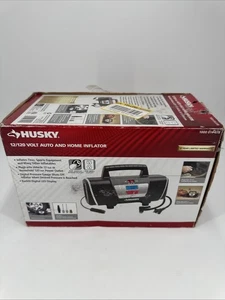 Inflador digital Husky 12v + 120v doble voltaje eléctrico automático y doméstico 12/120 con cable - Imagen 1 de 10