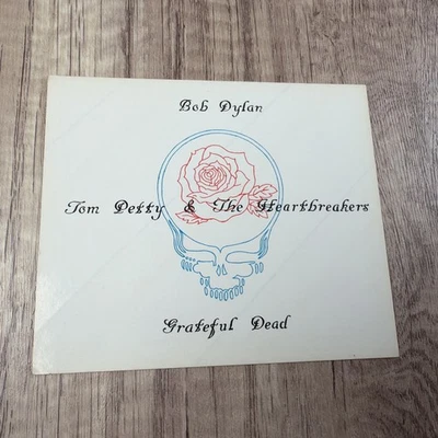 "Grateful Dead, Bob Dylan, Tom Petty RARO 1986 Tour lote de estacionamiento pegatina 5""x4,25""" Foto 1 de 4