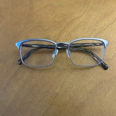 Prada PR 54W 眼镜银色方形边框 56-18-150 — 第 1/4 张图片