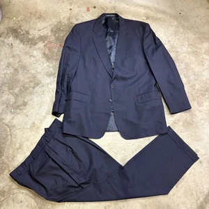 Alexandre of Savile Row London Pinstripe Suit Tailored England 50R 42x34 - Picture 1 of 16