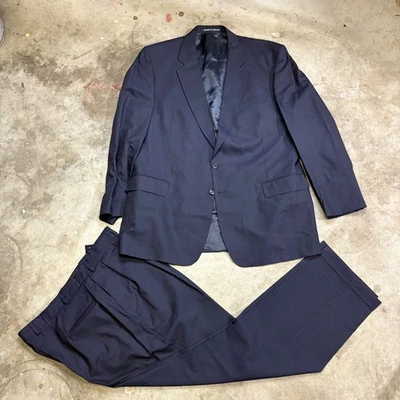 Alexandre of Savile Row London Pinstripe Suit Tailored England 50R 42x34 - Image 1 of 4