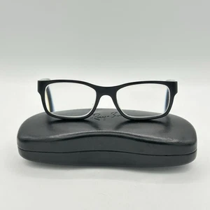 Ray-Ban Eyeglasses Frames RB5268 5119 Matte Black Thick Rim 50-17-135 With Case - Picture 1 of 14