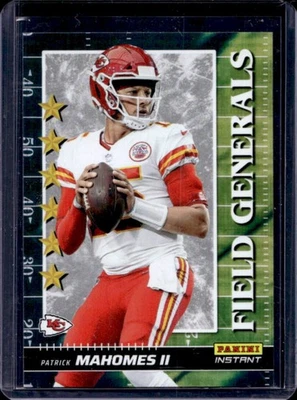 2021 Panini Instant Field Generals Patrick Mahomes II #FG16 Chiefs - Image 1 of 2