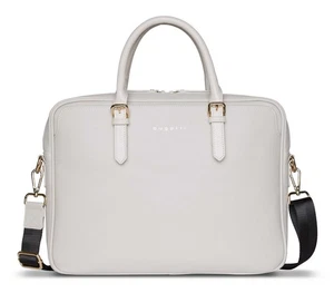 bugatti borsa da ufficio Ella Business Bag Beige Saffiano - Foto 1 di 4