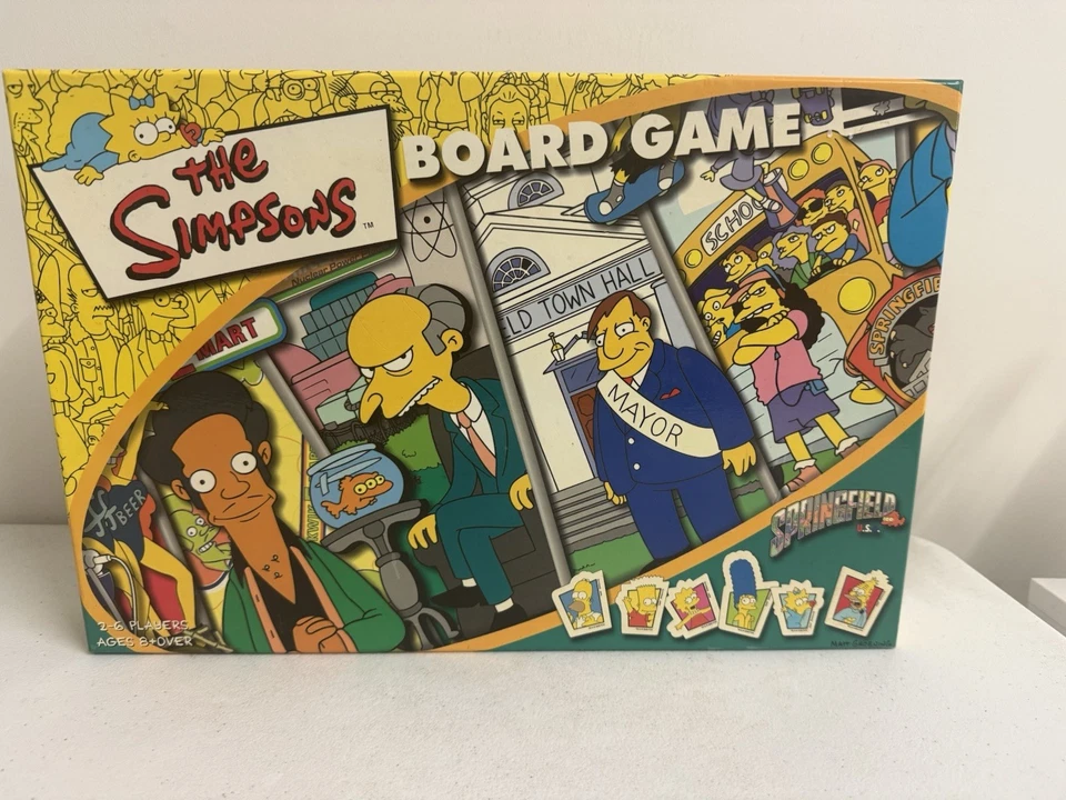 The Simpsons - Vintage Board Game. 2000. Missing Instructions GC. - Image 1 of 4
