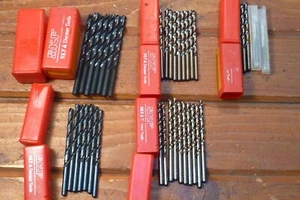 Lot of SKF HSS Drill Bits 1/4, #7, 3/16, NOS - Picture 1 of 11