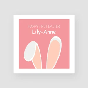 Personalised Handmade 1st Easter Card First Baby Girl Daughter Granddaughter - Picture 1 of 3