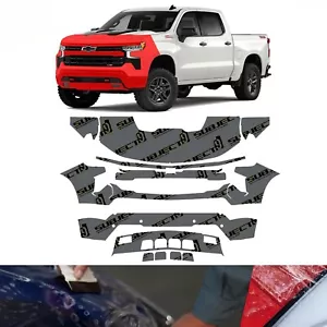 22-25 Silverado Trail Boss /Custom TB PreCut Front End Paint Protection Film PPF - Picture 1 of 6