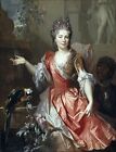 Oil Painting Portrait-Of-A-Woman-Perhaps-Madame-Claude-Lambert-De-Thorigny-Nicol