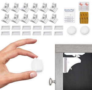 Eco Baby Magnetic Cabinet Locks for Babies, Easy Installation (12 Pack & 2 Keys) - Picture 1 of 7