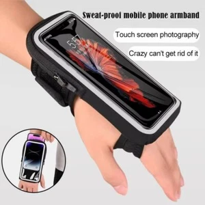 Sports Cycling Running Armband Wrist Pouch Mobile Phone Holder Bag Wristband. - Zdjęcie 1 z 12