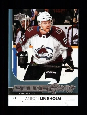 2017-18 UPPER DECK HOCKEY #456 ANTON LINDHOLM YOUNG GUNS ROOKIE RC - AVALANCHE - Image 1 of 2
