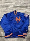 Vintage Starter New York Mets Satin Jacket Size Small MLB Baseball Blue