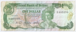 Belize 1 Dollar 1983 Queen Elizabeth II - Picture 1 of 2