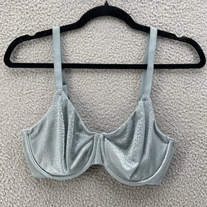Wacoal Back Appeal Bra Women 32DD Blue Grey Adjustable Comfort Casual 855303 - Picture 1 of 14