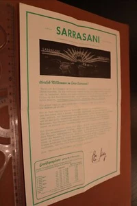 tolles altes Flugblatt Zirkus Sarrasani - Berlin - 60er Jahre ??? Verlängerung - Bild 1 von 5