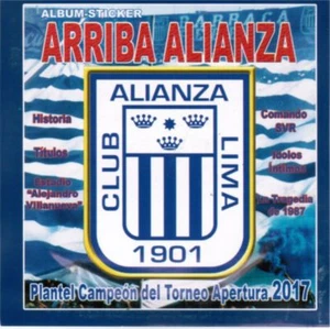 Peru 2017 Arriba Alianza Club Lima Soccer Team Torneo Apertura sticker pack - Picture 1 of 2