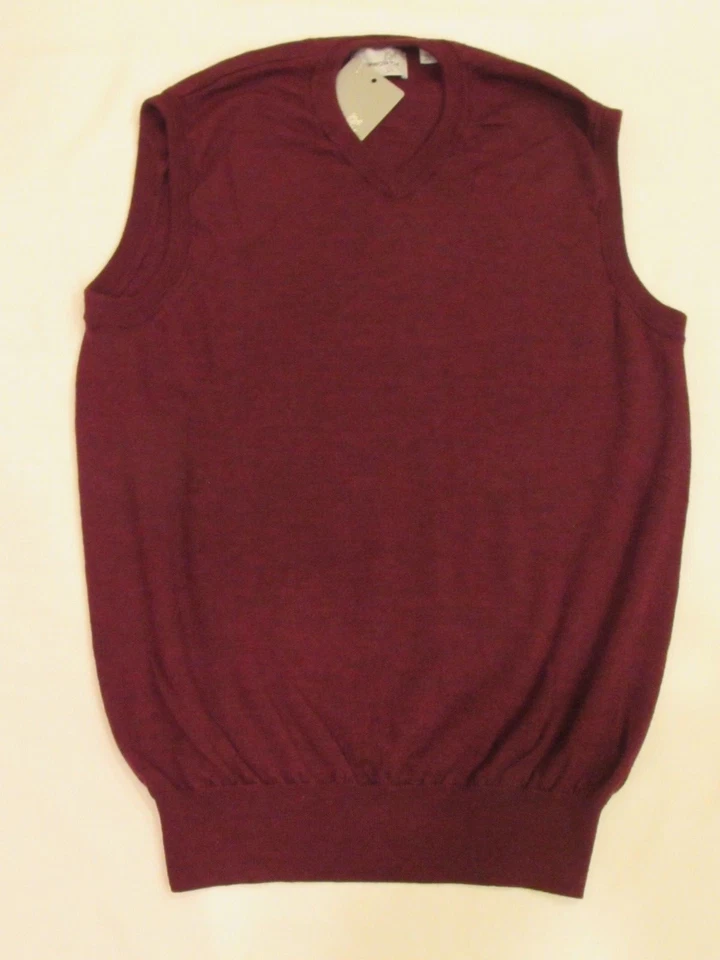 NUEVO CHALECO SUÉTER DE LANA CON CUELLO EN V ASHWORTH GOLF PARA HOMBRE, TALLA MEDIANA, ELIGE UN COLOR Foto 1 de 1