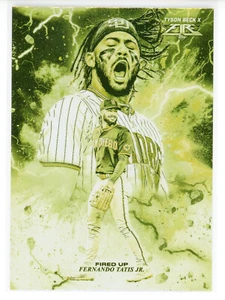 2022 Topps Fire Fired Up Gold Minted #FIU-15 Fernando Tatis Jr (Padres) - Picture 1 of 1
