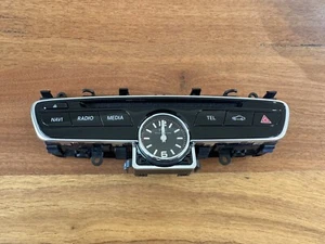 IWC Clock C63S AMG W205 Dash Clock & Radio Hazard A2138271400 A2059053901 - Picture 1 of 6