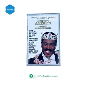 Coming To America Soundtrack Cassette Tape (1988) US 1st, PROMO, SEALED - Picture 1 of 6