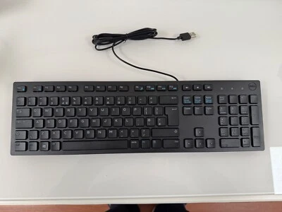 Dell Keyboard Wired Kb216Usb Standard UK Qwerty Wired Black - Image 1 of 4