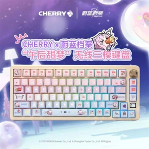 Anime Blue Archive Misono Mika Wireless Keyboard PBT RGB Hot Swappable Keyboards - Picture 1 of 13
