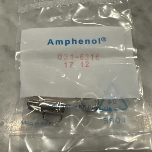 New Amphenol 031-6316 RF/Coaxial Connector BNC Bulkhead - Picture 1 of 3