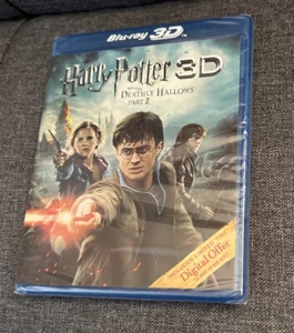 HARRY POTTER AND THE DEATHLY HALLOWS PART 2 BLURAY 3D NEW SEALED - Picture 1 of 2