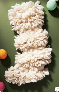 Anthropologie Astrid Stocking Holiday Christmas Ivory - Picture 1 of 4