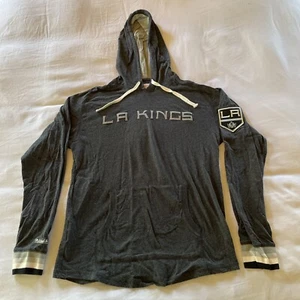 Los Angeles Kings Mitchell & Ness Hooded Shirt Men’s MEDIUM - Picture 1 of 4