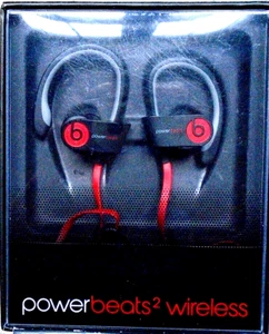 Powerbeats2 by Dr. Dre Beats Wireless In-Ear Headphones - Black/Red - Picture 1 of 3