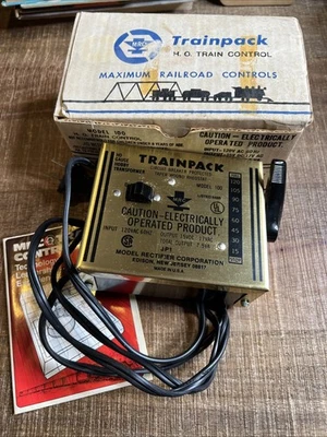 MRC Trainpack Transformer HO Train Control Model 100 USA Model Rectifier No Test - Image 1 of 4