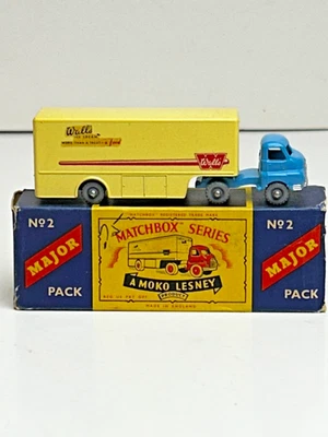 Matchbox Major Pack No. 2 Walls Ice Cream Semi Truck with Original Box, Read - Image 1 of 4