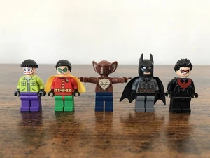 Lego Lot Of 5 Dc Superheroes Mini-figures. Batman, Night wing, Man-bat, Etc. - Picture 1 of 5