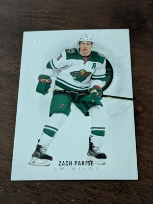2020-21 SP Ice Hockey Zach Parise Minnesota Wild Card#95 - Image 1 of 2
