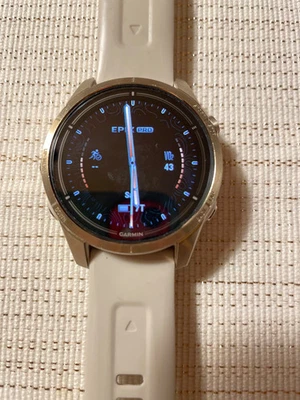 Garmin Epix Pro Sapphire Gen 2 Soft Gold / Beige 42mm Sports Watch  - Image 1 of 4