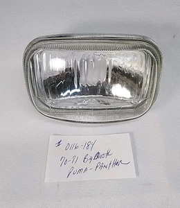 Vintage Arctic Cat Panther, Puma Big Mouth headlight Lens 1970 71 0116-184 NOS - Picture 1 of 5